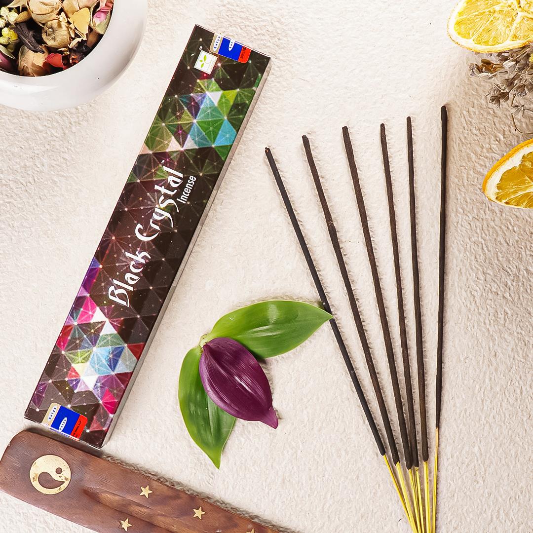 Satya Siyah Kristal Aromalı Masala Çubuk Tütsü