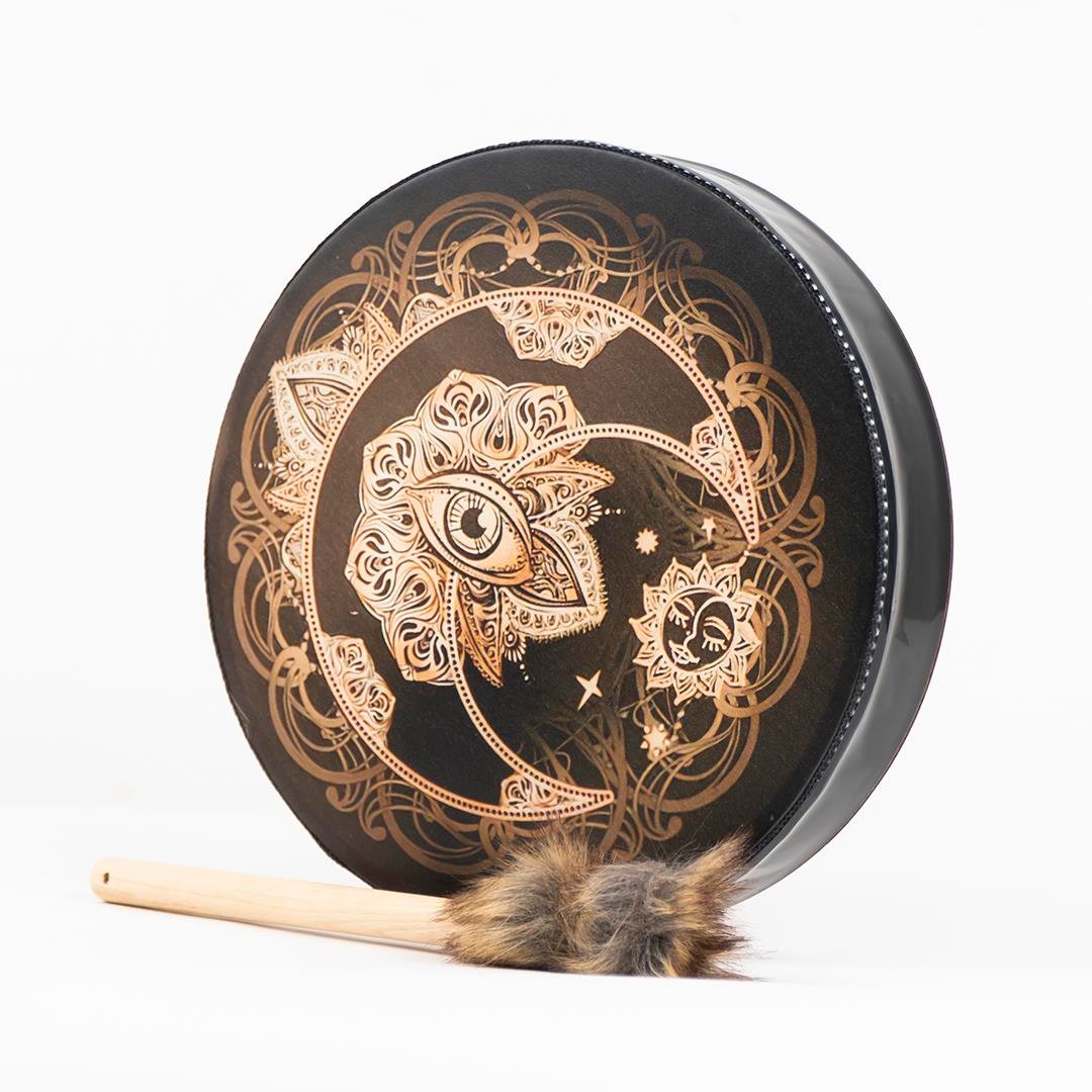 Simya Temalı Şaman Davulu