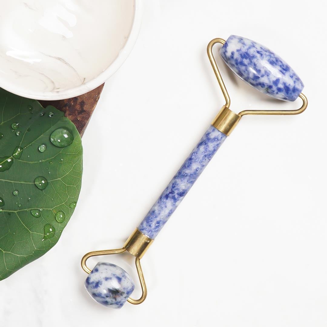 Sodalit Doğal Taş Masaj Aleti (Face Roller