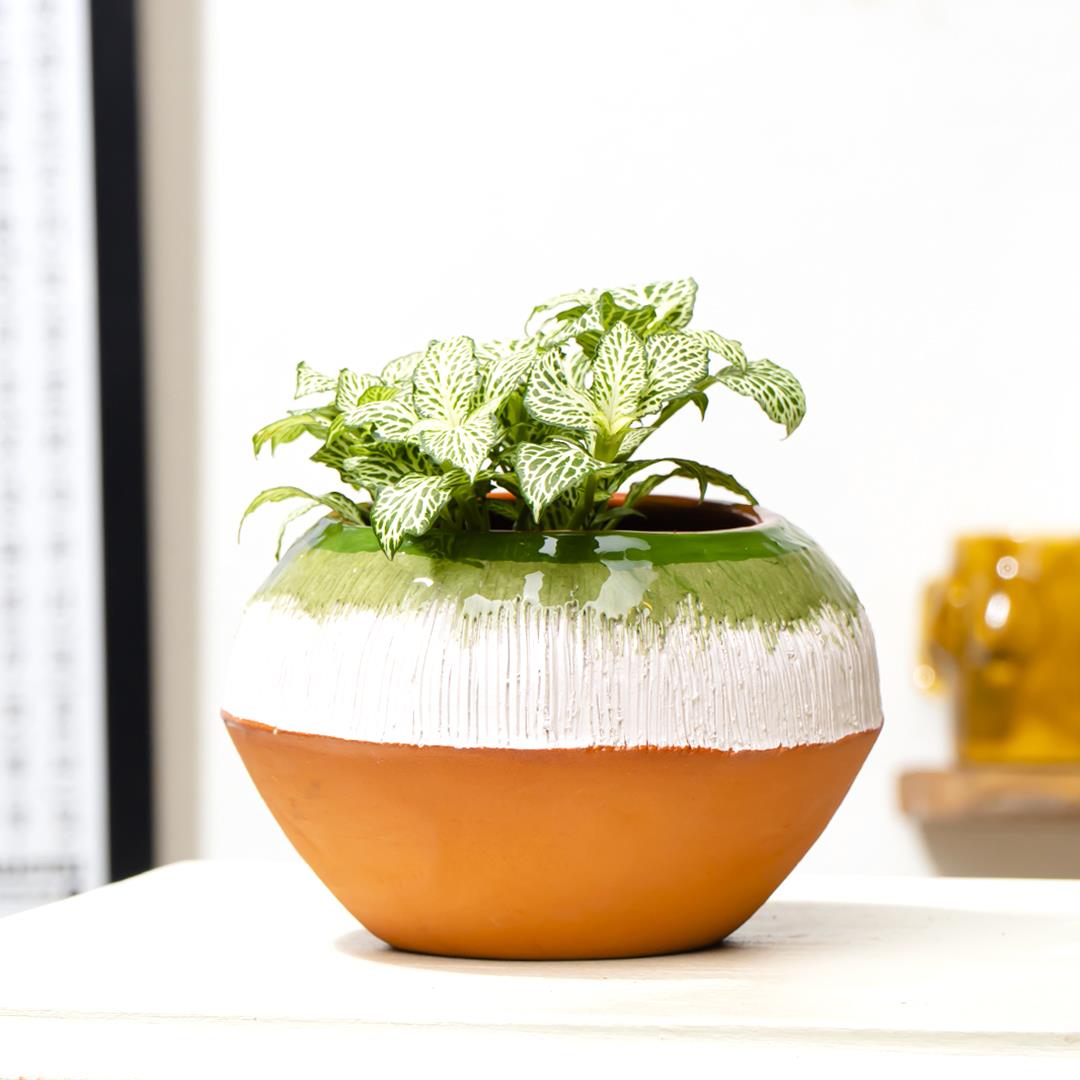 Terakota El Yapımı Seramik Vazo