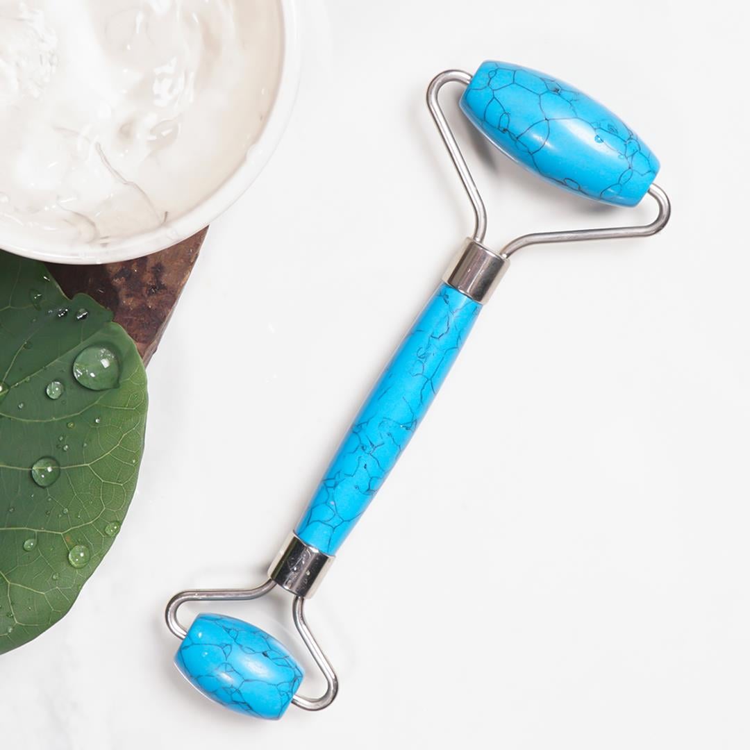 Turkuaz Taşı Masaj Aleti (Face Roller