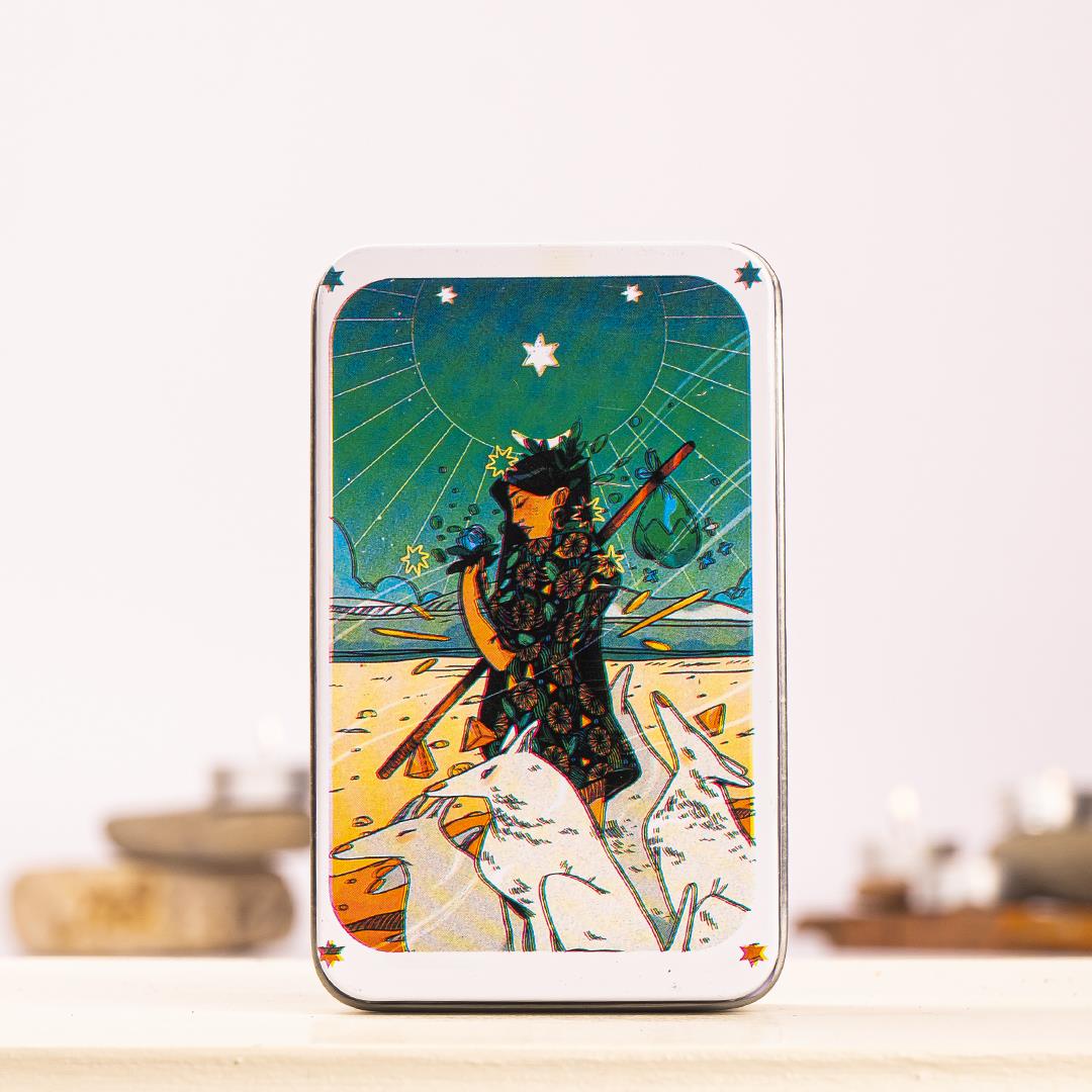 White Numen A Sacred Animal Tarot Kartı