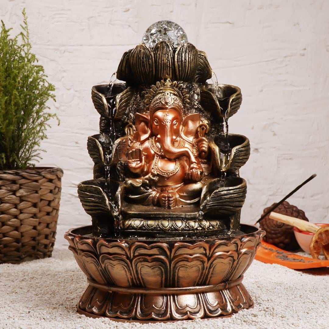 Zen Ganesha Temalı Şu Şelalesi