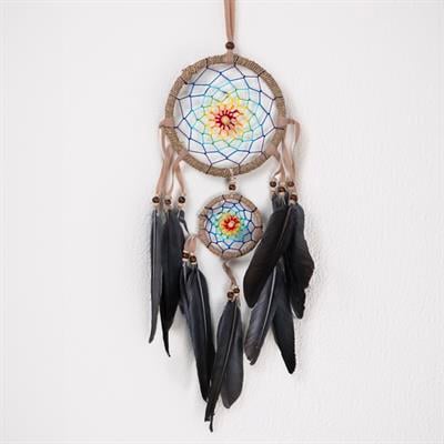 Ruhun Çemberi – Mandala Temalı Renkli Düş Kapanı (Dream Catcher)