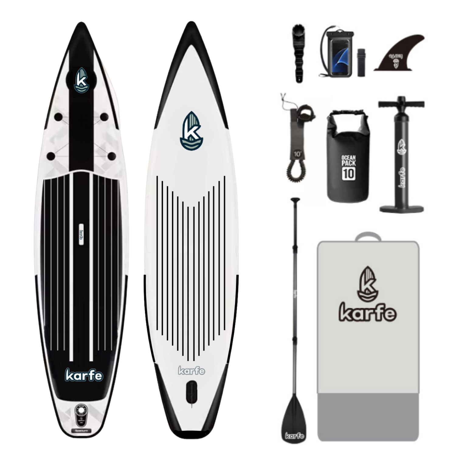 Aqua Arrow 12'6 Race SUP Şişme Kürek Sörfü (Stand Up Paddle Board