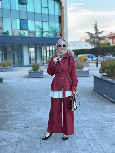 Çıtçıtlı Gabardin Takım