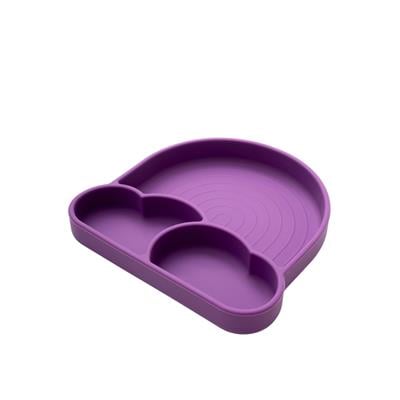 Babychefs Silikon Bebek Beslenme Seti 2 Parça-Mor