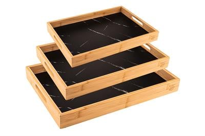 Bambum Marbella 3 lü Tepsi-Lacivert