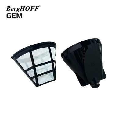 Berghoff Gem Retro 15 bardak Kırmızı Filtre Kahve Makinesi (7950402)
