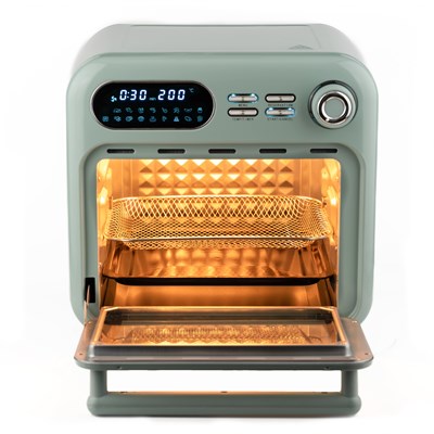 Berghoff Gem Retro Airfryer+Fırın 18 L-Mint Yeşili (7950301)