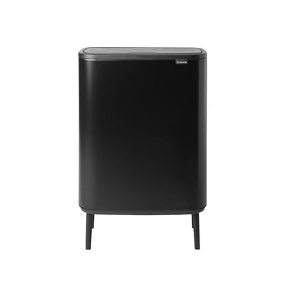 Brabantia Bo Matt Black Hi Dokunmatik Çöp Kutusu 60 L (BRA 130229)