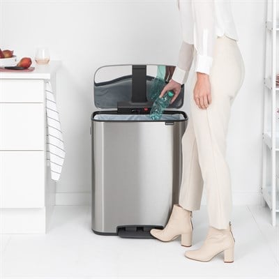 Brabantia Bo Matt Steel Fpp Pedallı Çöp Kutusu 60 L