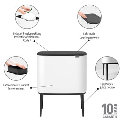 Brabantia Bo Whİte Dokunmatik Çöp Kutusu 36 L 