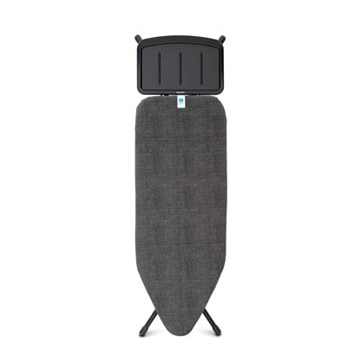 Brabantia Buhar Kazanı Standlı Denim Black Desenli Ütü Masası 124x45 Cm Ssuh (BRA 134623)