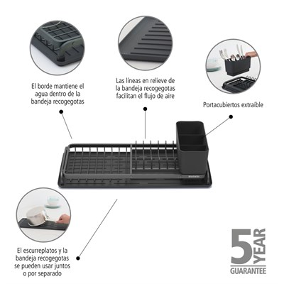 Brabantia Dark Grey Küçük Bulaşıklık-Antrasit (BRA 117268)