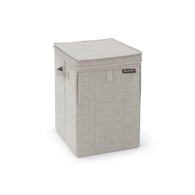 Brabantia Gri Kumaş Çift Fonksiyon Kapaklı Çamaşır Sepeti 35 L