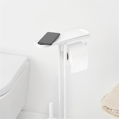 Brabantia Mindset Fresh White Standlı Organizer/Tuvalet Kağıdı Tutucusu ve Tuvalet Fırçası (BRA 303883)