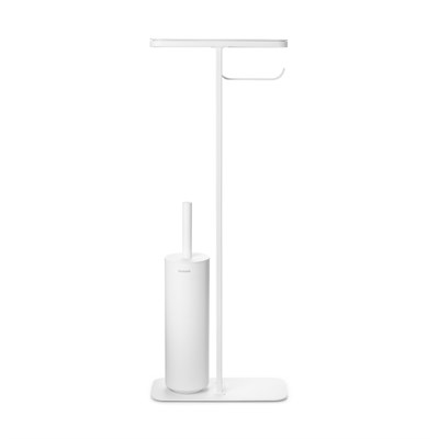 Brabantia Mindset Fresh White Standlı Organizer/Tuvalet Kağıdı Tutucusu ve Tuvalet Fırçası (BRA 303883)