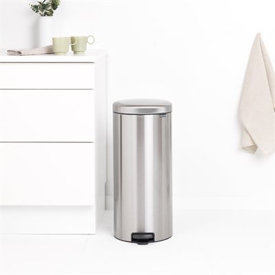 Brabantia Newicon Fpp Matt Steel Pedalli Çöp Kutusu 30 L (BRA 111822)
