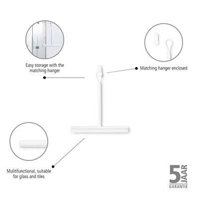Brabantia Renew White Askılı Duş Sileceği