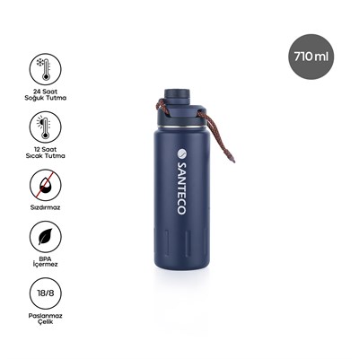 Santeco Ktwo Sporcu Termosu 710 Ml-Mavi