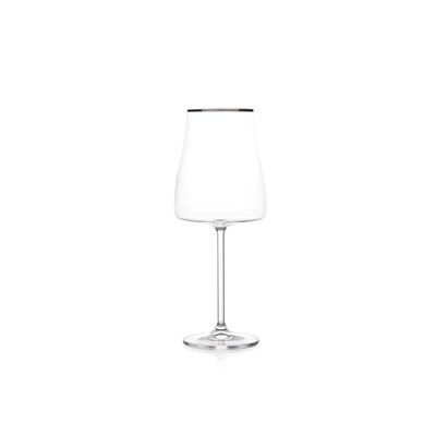 Schafer Alex Ayaklı Kadeh 400 ML 6 Parça-Platin