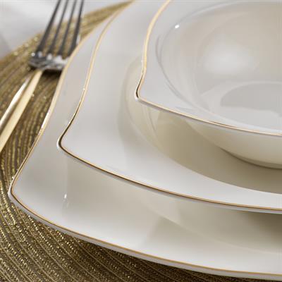 Schafer Bety Yemek Takımı 48 Parça-Gold