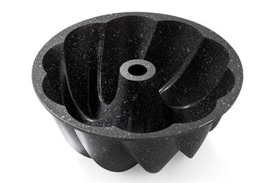 Schafer Black Stone Maya Döküm Kek Kalıbı 1 Parça-Siyah