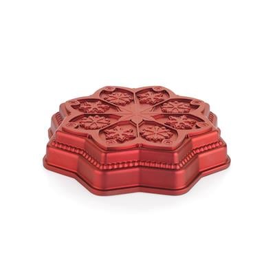 Schafer Black Stone Pine Döküm Kek Kalıbı 1 Parça-Kırmızı