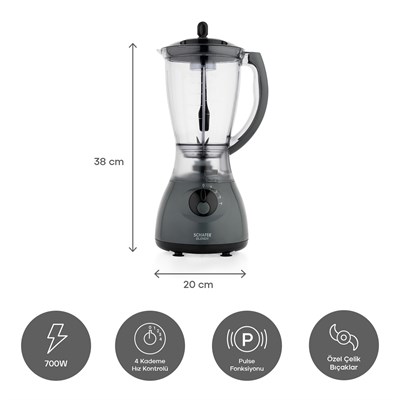 Schafer Blendy Sürahi Blender-Antrasit02