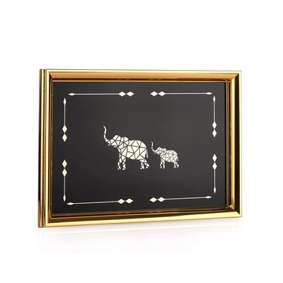 Schafer Bolero Tepsi 1 Parça-Gold/Siyah01