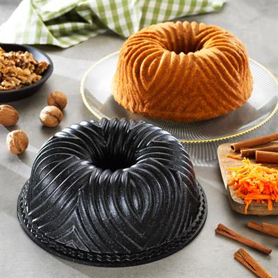Schafer Cakehaus Döküm Kek Kalıbı 1 Parça-Siyah