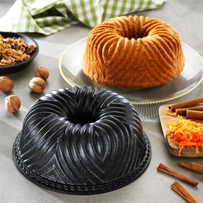 Schafer Cakehaus Döküm Kek Kalıbı 1 Parça-Siyah