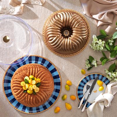 Schafer Cakehaus Döküm Kek Kalıbı 1 Parça-Bronz