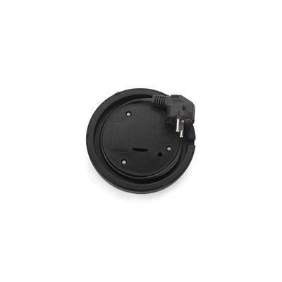 Schafer Carina Paslanmaz Çelik El Yakmaz Gövdeli Su Isıtıcı-Siyah