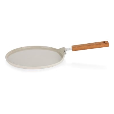 Schafer Ceramoni Seramik Krep Tava 26 Cm-Krem