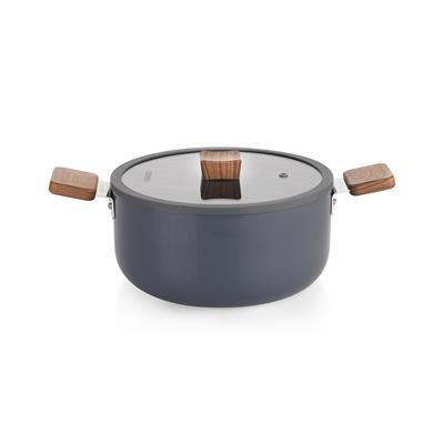 Schafer Ceramoni Seramik Tencere Seti 7 Parça-Gri