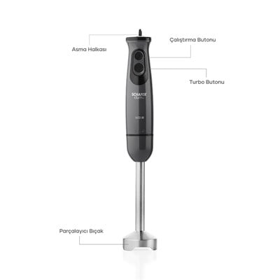 Schafer Chef Pro Çubuk Blender-Antrasit