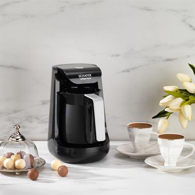 Schafer Coffee Point Türk Kahve Makinesi-Siyah/Gri