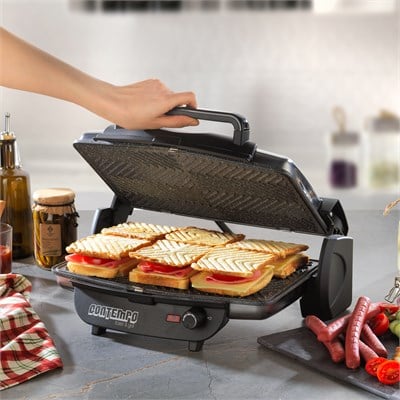 Schafer Contempo Tost Makinesi-Inox/Siyah