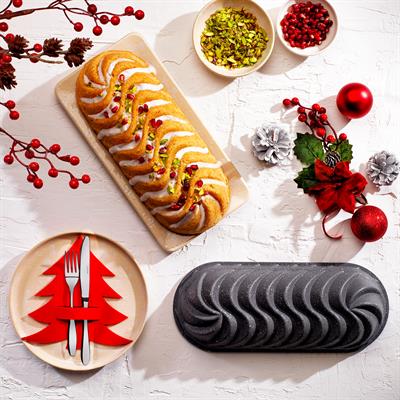 Schafer Cory Baton Döküm Kek Kalıbı 1 Parça-Gri