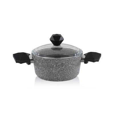 Schafer Cory Yanmaz Yapışmaz Derin Tencere 24Cm-Gri