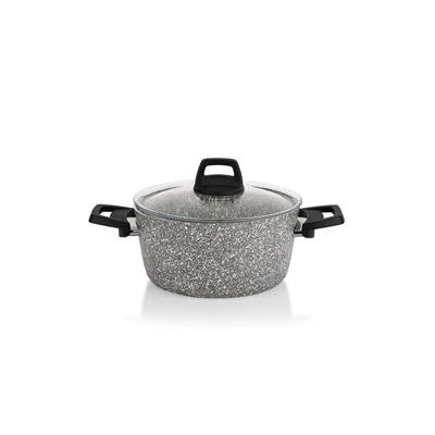 Schafer Dark Storm Tencere Seti 12 Parça-Gri