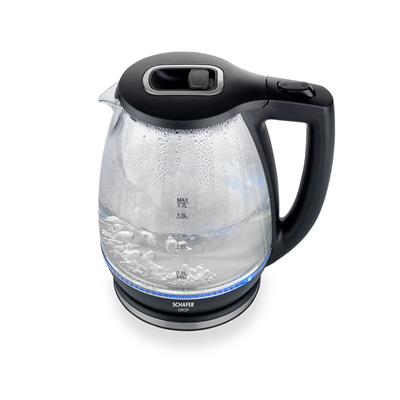 Schafer Drop Cam Su Isıtıcı (Kettle)-Siyah