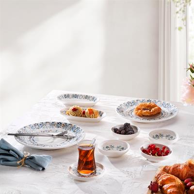 Schafer Emely Kahvaltı Takımı 32 Parça-Mavi