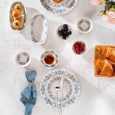 Schafer Emely Kahvaltı Takımı 32 Parça-Mavi