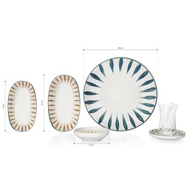 Schafer Emely Kahvaltı Takımı 32 Parça-Asorti