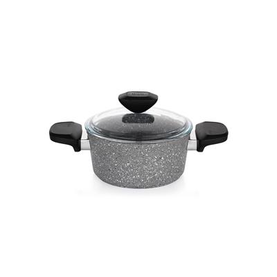 Schafer Etna Yanmaz Yapışmaz Tencere Seti 7 Parça-Gri