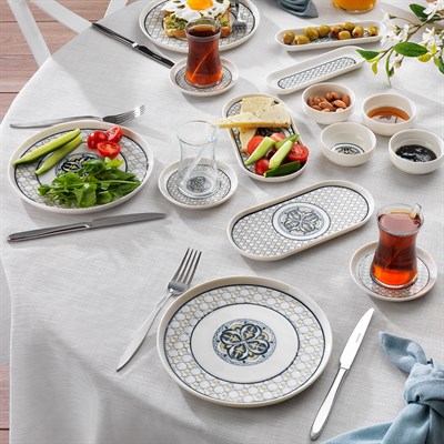 Schafer Evelynn Kahvaltı Takımı 32 Parça-Siyah02