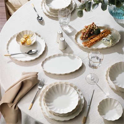 Schafer Evelynn Yemek Takımı 29 Parça-Gold